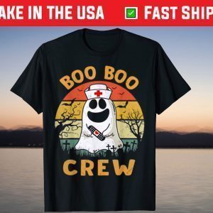 Boo Boo Crew Creepy Nurse Ghost Halloween Costume Shirt