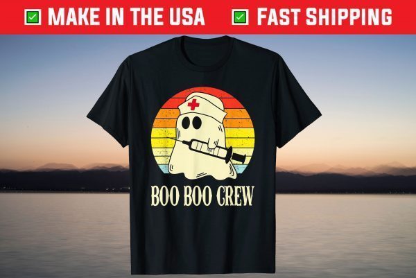 Boo Boo Crew Ghost Nurse Halloween T-Shirt