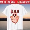 Boo Halloween Big Costume Ghost Bat Spooky October November T-Shirt