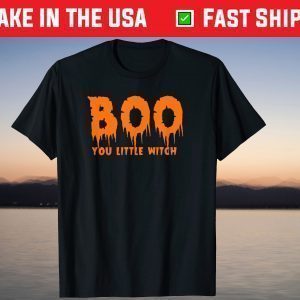 Boo You Little Witch Halloween Merch T-Shirt