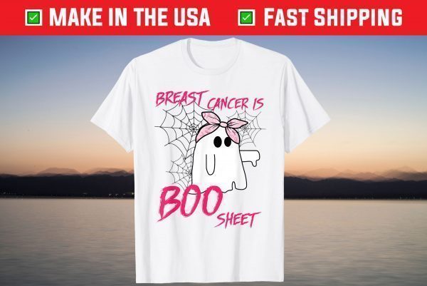 Breast Cancer Is Boo Sheet Ghost Halloween T-Shirt