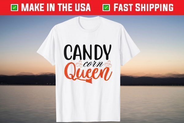 Candy Corn Queen Cute Trick Or Treat Halloween Costume T-Shirt