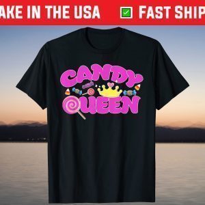 Candy Queen Halloween For Lollipop Lover Sweet Tooth T-Shirt
