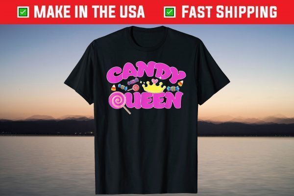 Candy Queen Halloween For Lollipop Lover Sweet Tooth T-Shirt