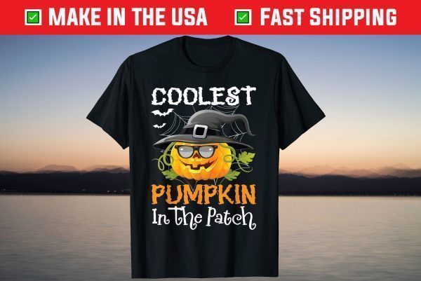 Coolest Pumpkin In The Patch Halloween Costume Gift Shirt