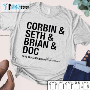 Corbin And Seth And Brian And Doc Club Alias Series Tee Shirt