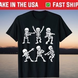 Dancing Skeletons Dance Challenge Halloween T-Shirt