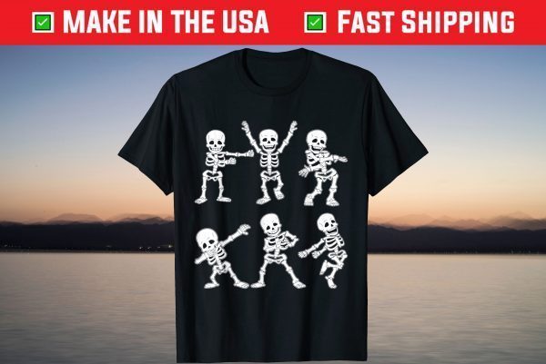 Dancing Skeletons Dance Challenge Halloween T-Shirt