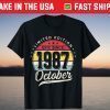 Epic Since October 1987 34 Years Old 34th Birthday T-Shirt
