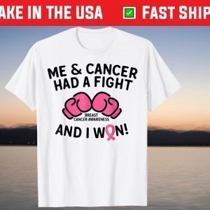 Fight Breast Cancer I Won Breast Cancer Survivor Support T-Shirt