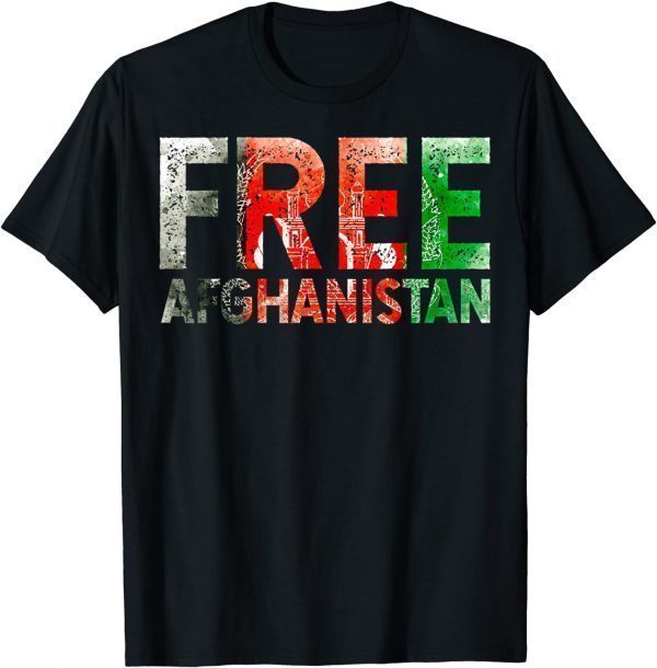 Free Afghanistan Save Kabul Tee Shirt