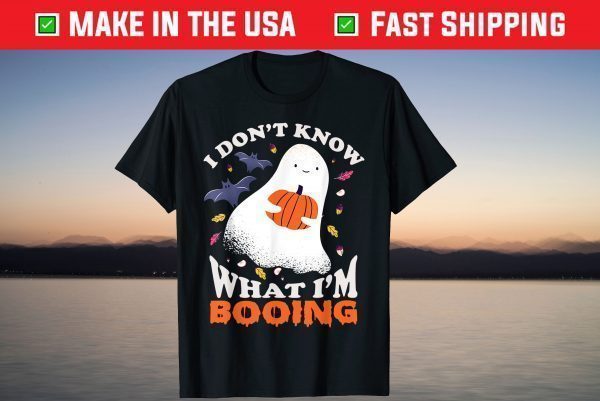 Halloween Ghost I Don't Know What I'm Booing T-Shirt