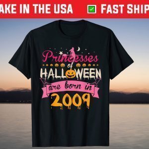 Halloween Princess Born In 2009 Birthday T-Shirt