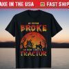 Halloween Tractor Witch T-Shirt