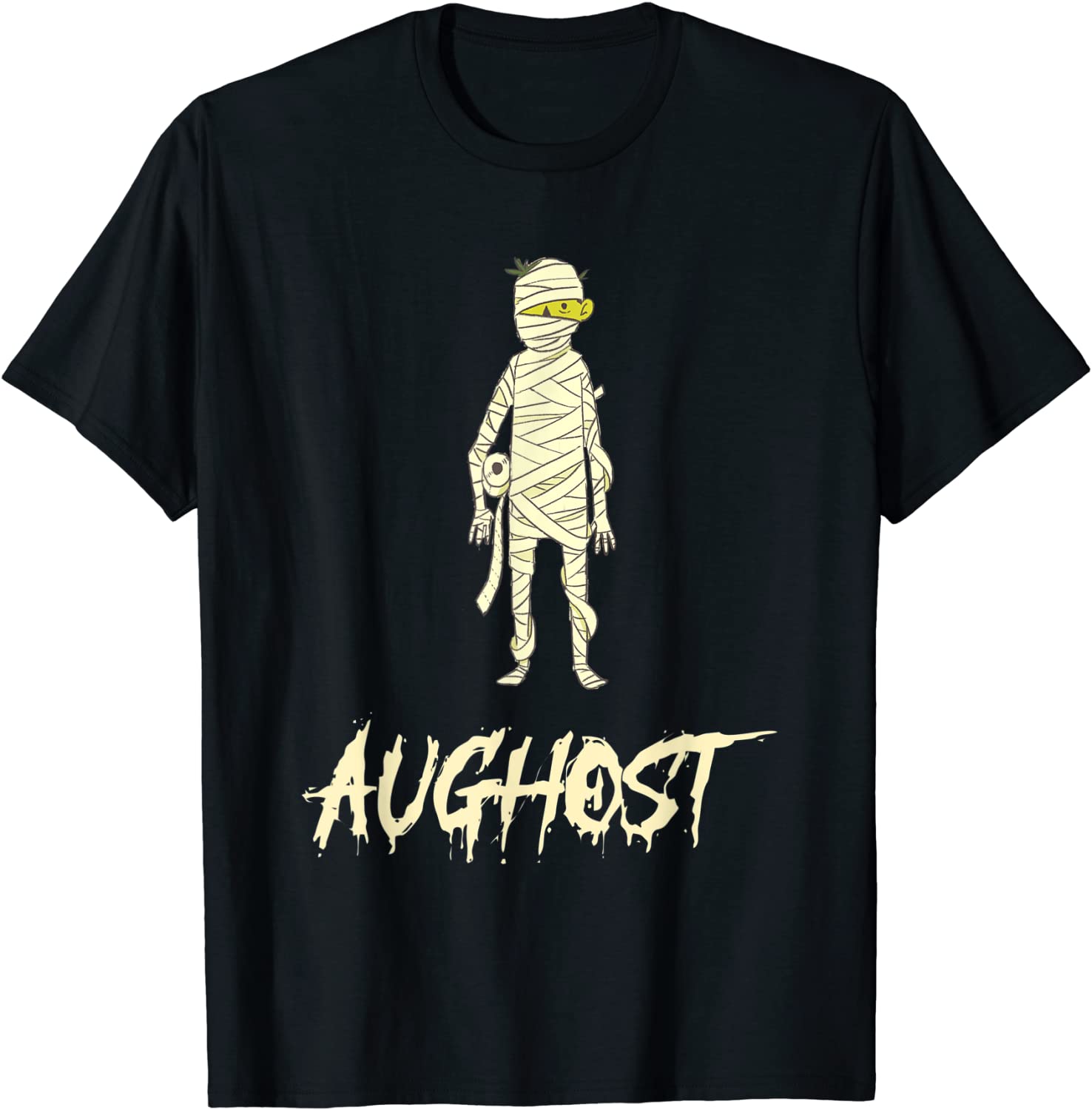 Halloween in August Halloween GHOST Tee Shirt Halloween in August Halloween GHOST Tee Shirt