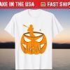 Happy Baseball Halloween Pumpkin Costume Who Love Sport T-Shirt
