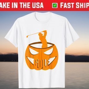 Happy Golf Halloween Pumpkin Costume Who Love Sport Shirt