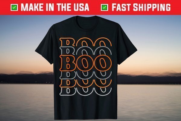 Happy Halloween Boo Scare Spooky Tee Shirt