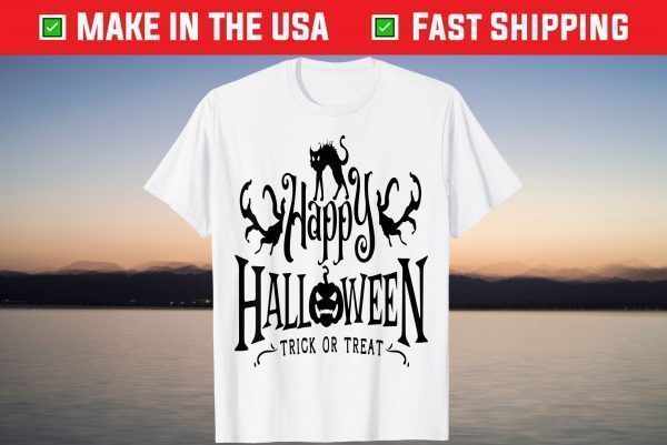 Happy Halloween Trick Or Treat Party Lazy Halloween Costume Shirt