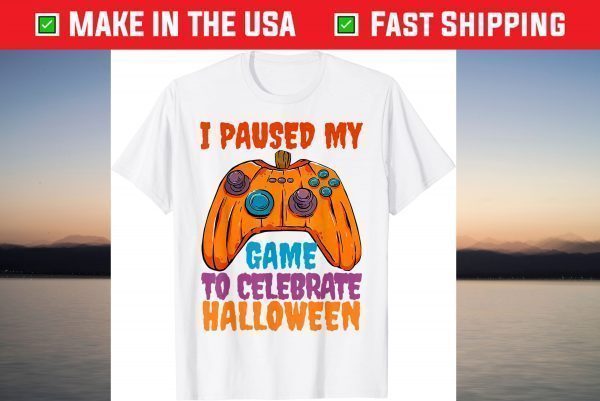 I Paused My Game To Celebrate Halloween Costume T-Shirt