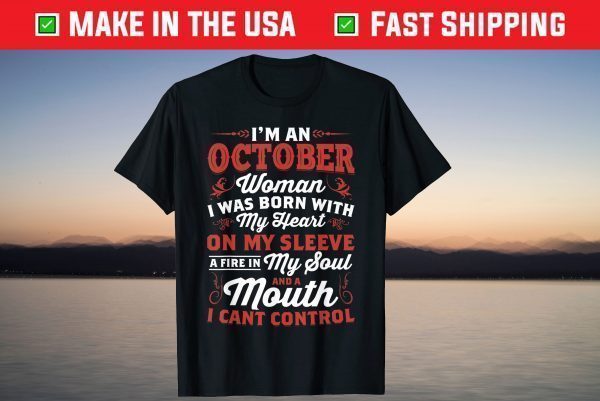 I'm An October Queen Born In October Classic Shirt