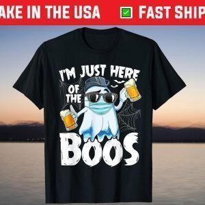 I'm Just Here For The Boos Ghost Halloween T-Shirt