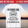 Im October Girl 2005 Birthday Born In October 2005 T-Shirt