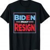 Joe Biden Must Resign Anti Biden Us 2021 Shirt