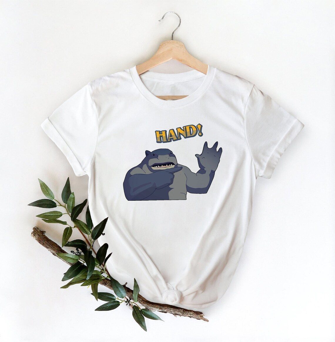 King Shark Says Hand Shirt, King Shark The Suicide Squad 2021 Shirt