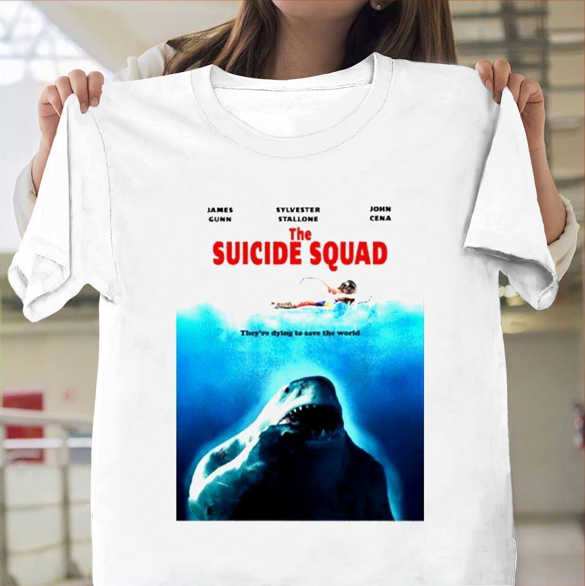 King Shark They’re Dying To Save The World Gift Shirt
