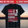Kings Are Born In October Birthday Birth Month Tee Shirt