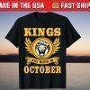 Kings Are Born In October Birthday Classic Shirt