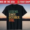 Legend Since October 1998 23rd Birthday 23 Years Old T-Shirt