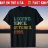 Legend Since October 1999 22nd Birthday 22 Years Old T-Shirt