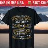 Legends Born In October 1961 60th Birthday 60 Years Old T-Shirt