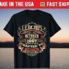 Legends Born In October 1967 Vintage 54rd Birthday Tee Shirt