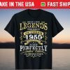 Legends October 1950 71th Birthday 71 Years Old Tee Shirt
