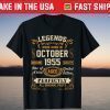 Legends Were Born In October 1955 66Th Birthday T-Shirt