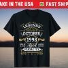Legends Were Born In October 1998 23Th Birthday T-Shirt