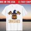 Lets Get Smashed Pumpkin Halloween Drinking T-Shirt