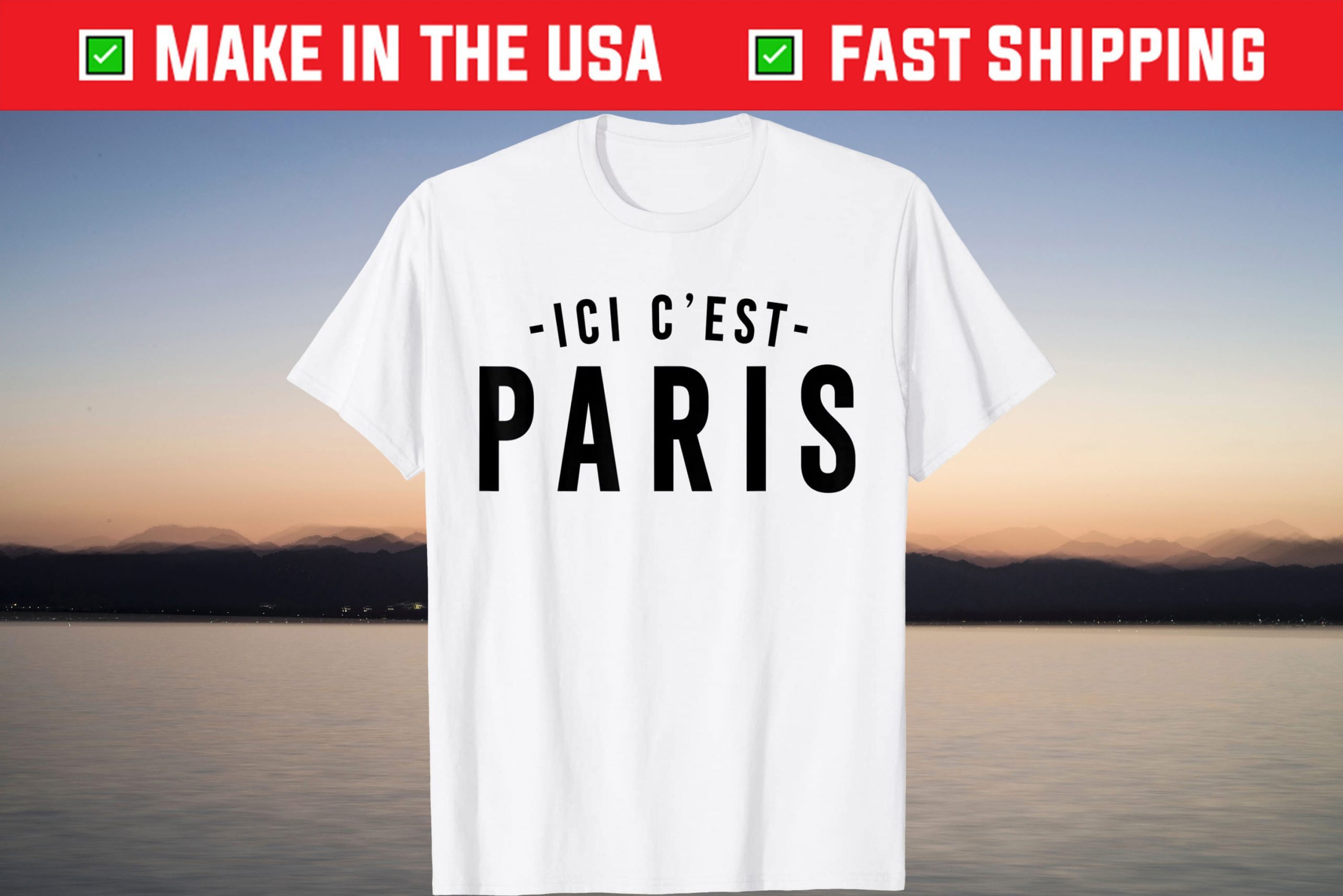 Lionel Messi Arrives In Paris Ici C'est Paris Tee Shirt