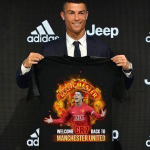 Cristiano Ronaldo Welcome To Manchester United Shirt