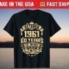 Made In October 1961 60 Years Of Being Awesome Tee Shirt