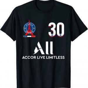 Messi Loves Paris PSG France For Soccer Unisex Shirt