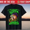 My Broom Broke so Now I Go Camping Camp Lover Halloween Tee Shirt