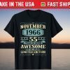 November 1966 55 Years Of Being Awesome Limited Edition Shirt