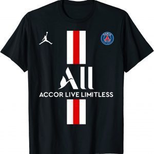 Paris Saint Germain match 2021-2022 with Messi 30 Tee Shirt