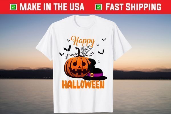 Pumpkin Jack O Lantern Witch Spooky Happy Halloween Costume T-Shirt