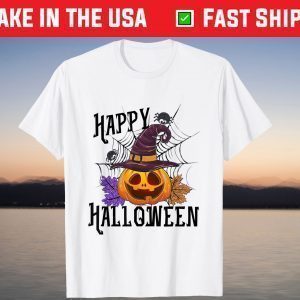 Pumpkin Jack O Lantern Witch Spooky Happy Halloween Costume T-Shirt