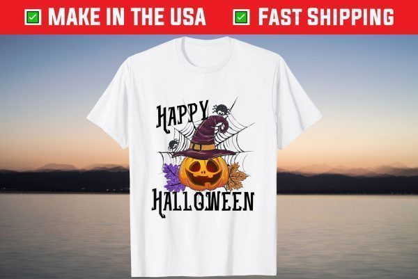 Pumpkin Jack O Lantern Witch Spooky Happy Halloween Costume T-Shirt